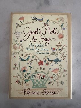 Just a note to say… the perfect words for every occasion hardcover book